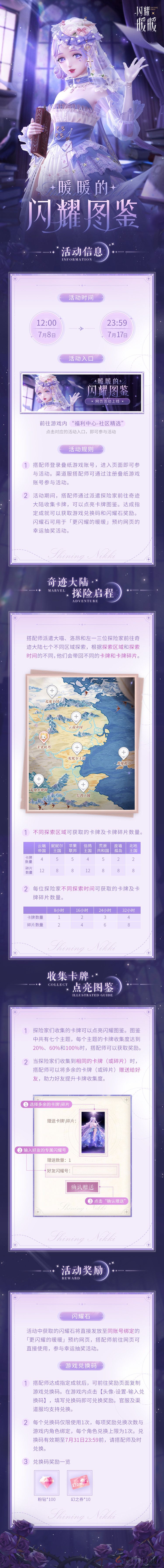 《闪耀暖暖》暖暖的闪耀图鉴活动介绍(图2) 《闪耀暖暖》暖暖的闪耀图鉴活动介绍(图2)