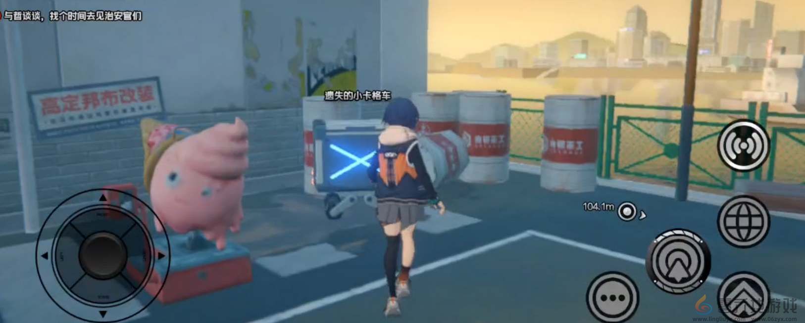 绝区零光映广场卡格车箱子位置一览(图3)