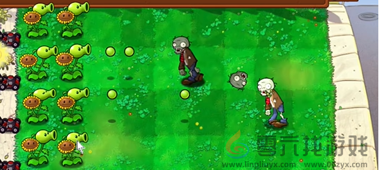 植物大战僵尸杂交版前院告急第一关如何速通(图4) 植物大战僵尸杂交版前院告急第一关如何速通(图4)